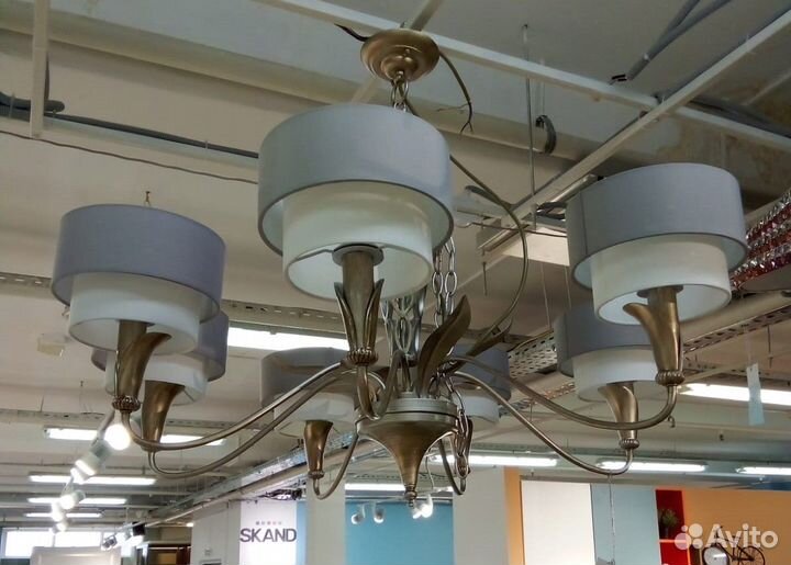 Подвесная люстра Maytoni Lillian H311-07-G