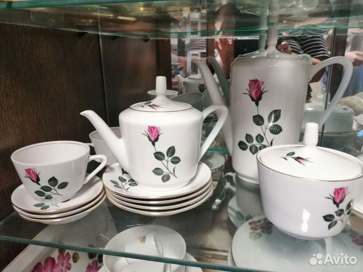 Чайный сервиз ГДР на 6 персон