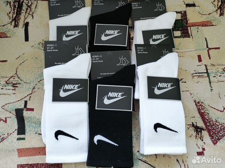 Носки nike высокие унисекс