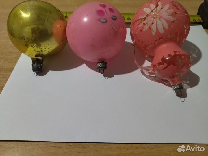 Продам ёлочные игрушки СССР на реставрацию