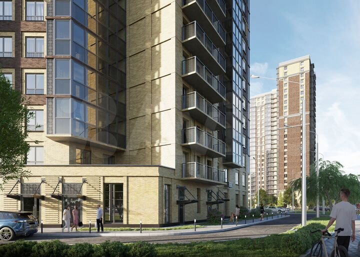 2-к. квартира, 58,1 м², 14/25 эт.