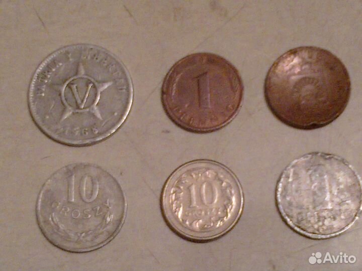 Монеточки зарубежные(1968-1992гг)