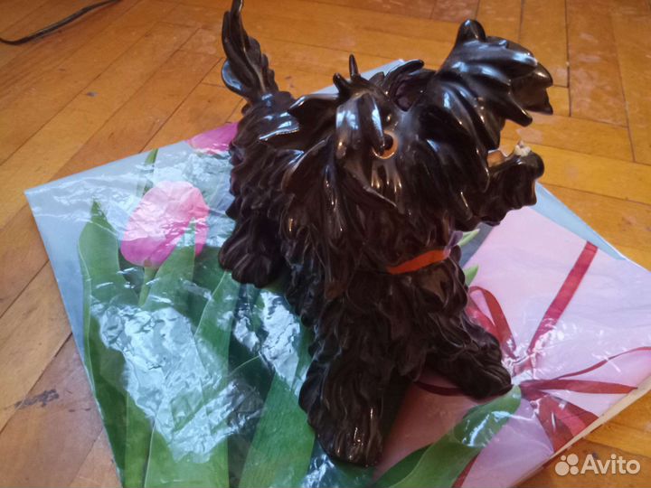 Фарфоровая статуэтка скотч терьер Германия