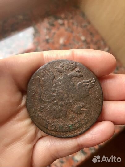 Монеты 5 копеек Екатерины 2, 1763-1767