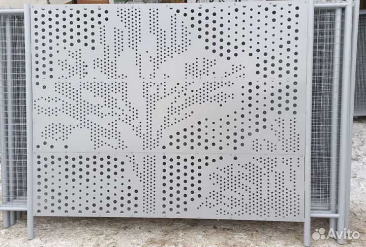 Перфорированное ограждение в Луховицах