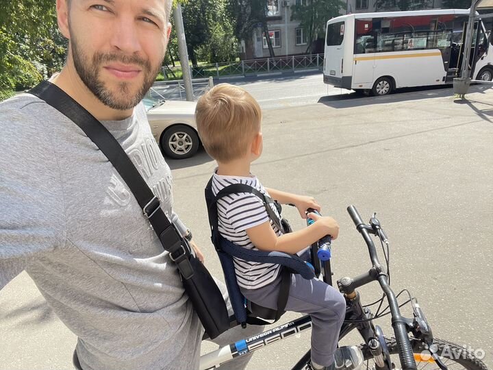 Детское кресло для велосипеда детское велокресло