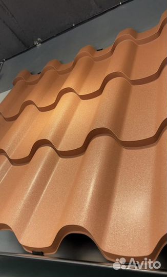 Металлочерепица Rooftop Matte 8004(морковный)