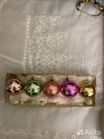 Елочные игрушки СССР