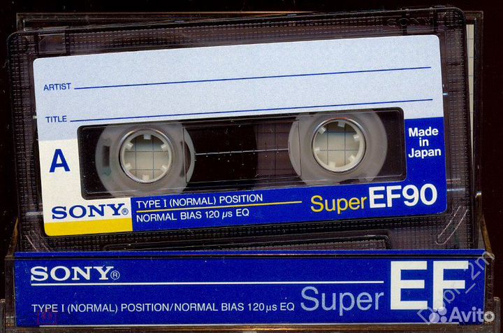 10 аудио sony Super EF 90 1988-89г. made in japan