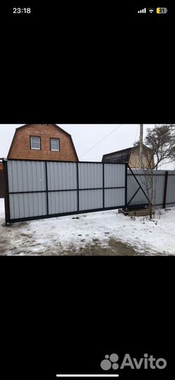 Автоматические откатные ворота