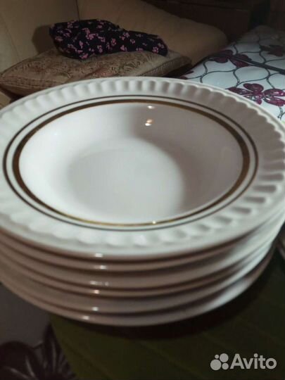 Новые тарелки и селедочницы