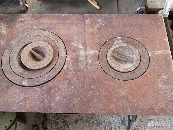 Печная чугунная панель