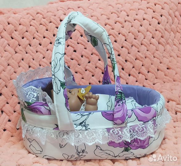 Люлька переноска для пупса
