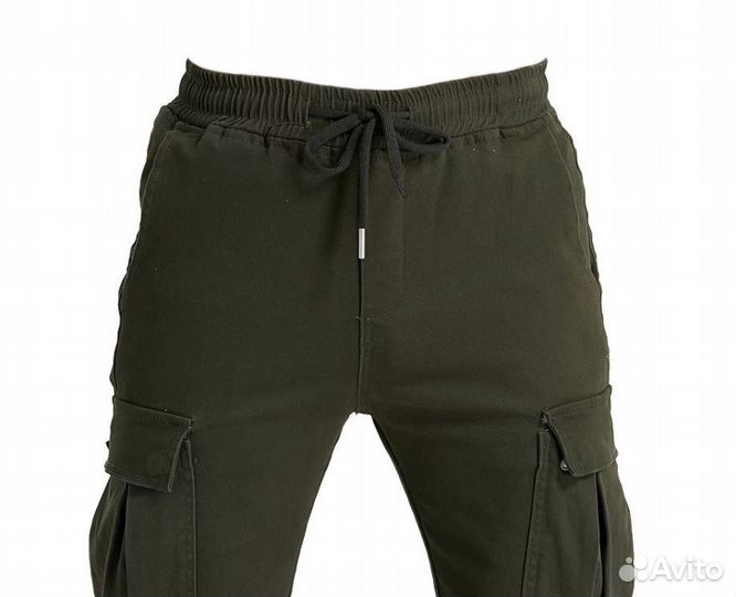 Мото штаны Loong Biker зеленые