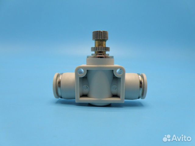 Кран игольчатый пластиковый 12х8