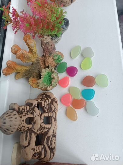 Декорации для аквариума грот коралл