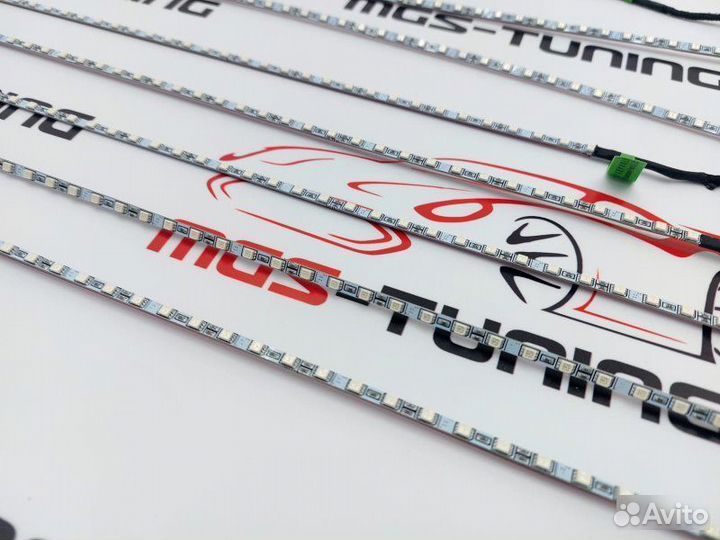 Подсветка салона Ambient устричная BMW 5 F10 ф10