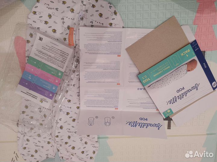Пеленка конверт swaddleme pod для новорожденных