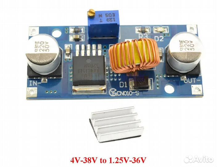 Новый Понижающий DC-DC преобразователь XL4015