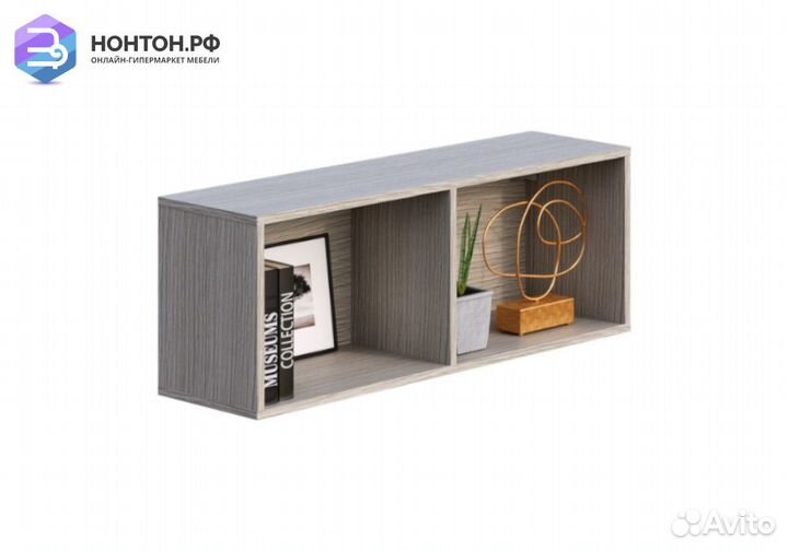 Полка навесная Мийа-3А ясень шимо светлый