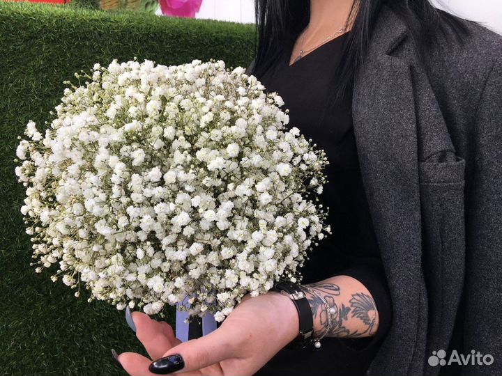 Букет 13 гипсофил