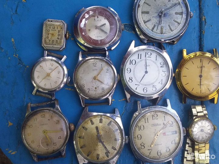 Часы СССР механические и кварцевые