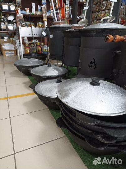 Казан чугунный 12 литров