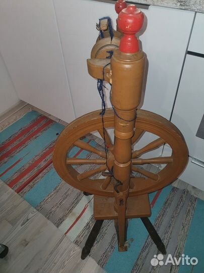 Прялка деревянная старинная