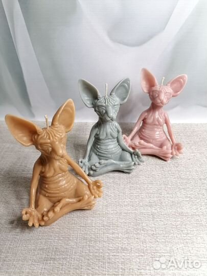 Сфинкс свеча из пчелиного воска