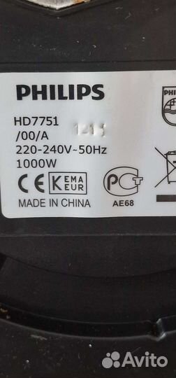 Кофеварка капельная Philips HD 7751