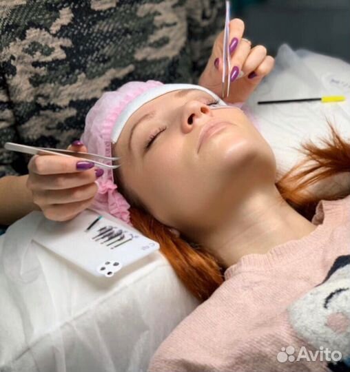 Наращивание ресниц на дому