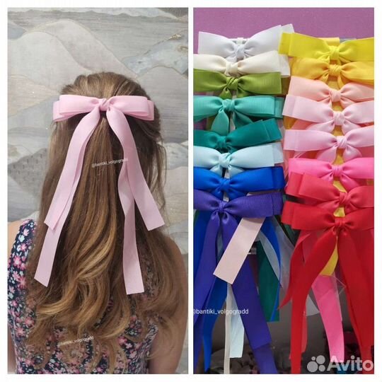 Бант на заколке