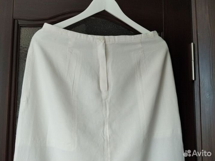 Юбка летняя лен 51 вискоза 49 размер 40