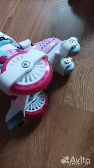 Роликовые коньки детские раздвижные