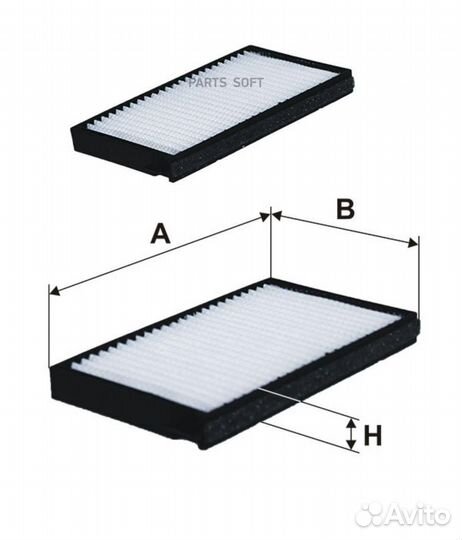 Filtron K1307-2X Фильтр салона hyundai starex 2008