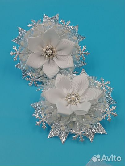 Бантики для волос ручной работы