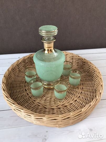 Штоф и рюмки СССР