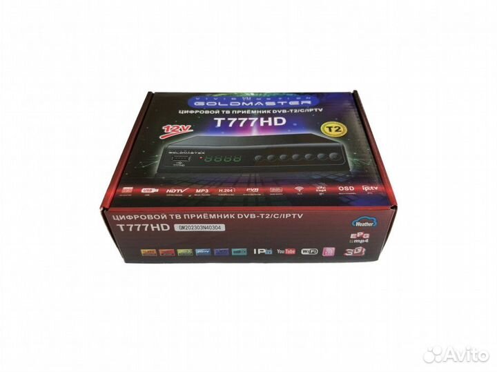 Тв приёмник GoldMaster T-777HD (DVB-T2 / C / iptv)
