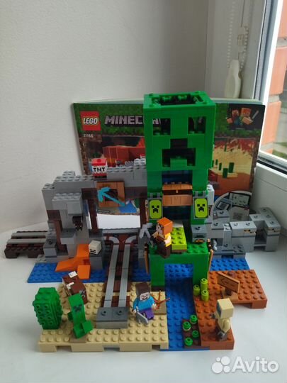 Lego minecraft 21155 Шахта крипера