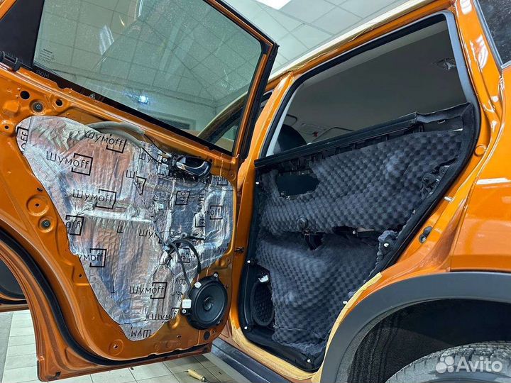 Шумоизоляция дверей автомобиля