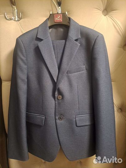 Школьный костюм для мальчика 134 синий