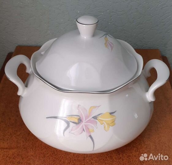 Новые польские супница и соусник Lubiana