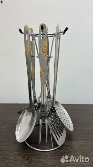 Набор кухонных столовых приборов шумовка половник