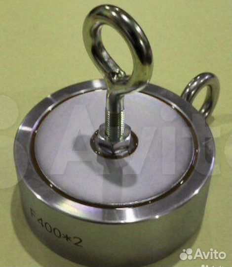 Поисковый магнит двухсторонний f 400