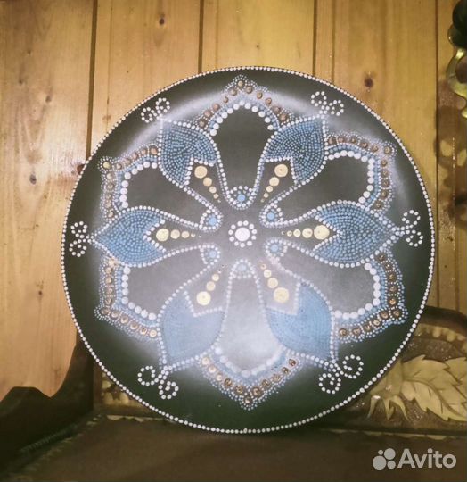 Тарелка ручная роспись