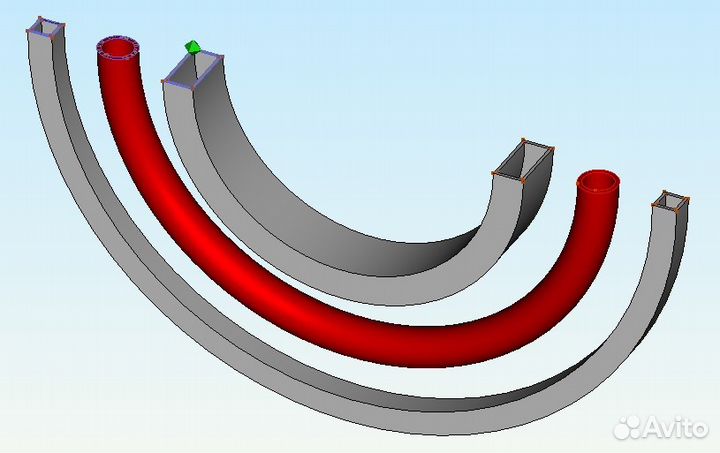Гибка стальных труб, профиля