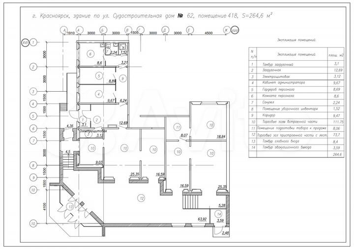 Свободного назначения, 262.3 м² № 418