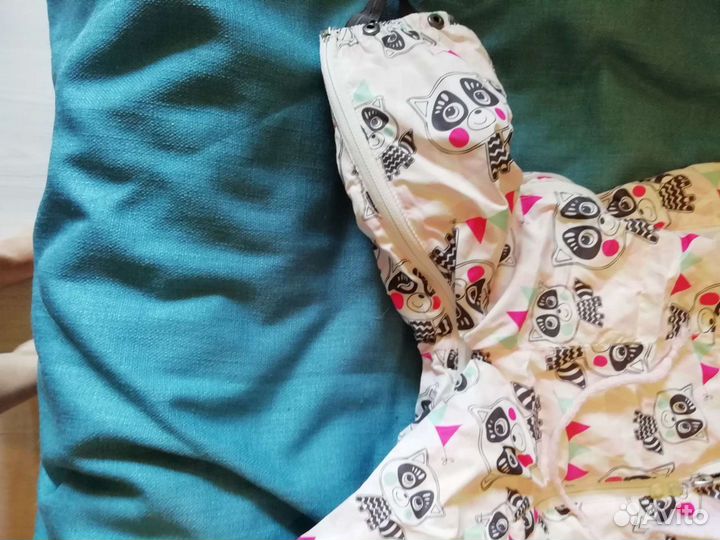 Комбинезон и шапочка на осень - весну