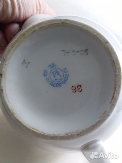 Чайник заварочный фарфоровый СССР