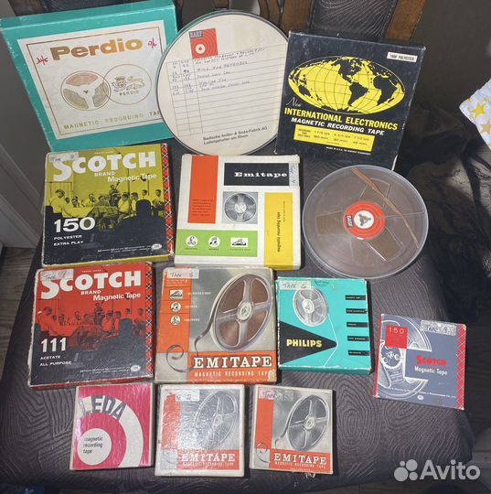 Магнитная лента д/катушечного магнитофона катушки